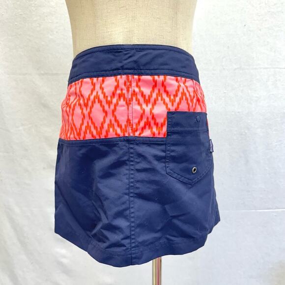 Patagonia® Worn Wear W's Board Skirtie mini skirt in Classic Navy womens size 10 - Picture 10 of 13
